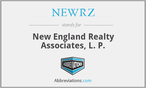 NEWRZ - New England Realty Associates, L. P.