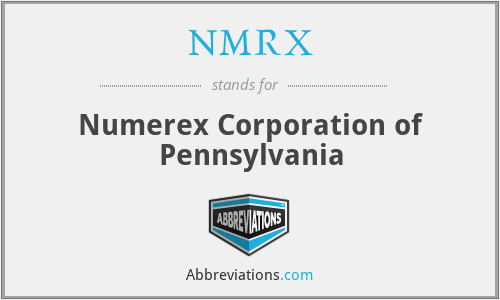 NMRX - Numerex Corporation of Pennsylvania