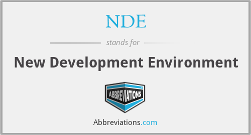 NDE - New Development Environment
