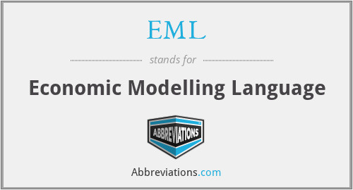 EML - Economic Modelling Language