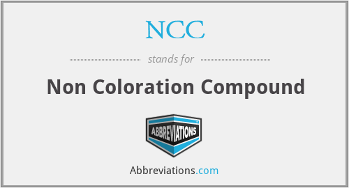 NCC - Non Coloration Compound