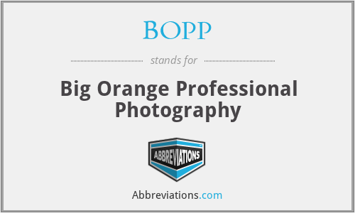 BOPP - Big Orange Professional Photography