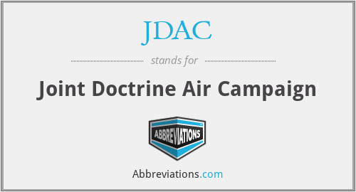 JDAC - Joint Doctrine Air Campaign