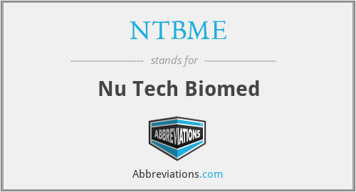 NTBME - Nu Tech Biomed