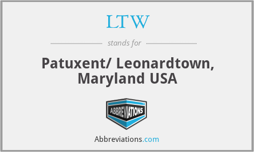 LTW - Patuxent/ Leonardtown, Maryland USA