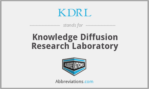 KDRL - Knowledge Diffusion Research Laboratory