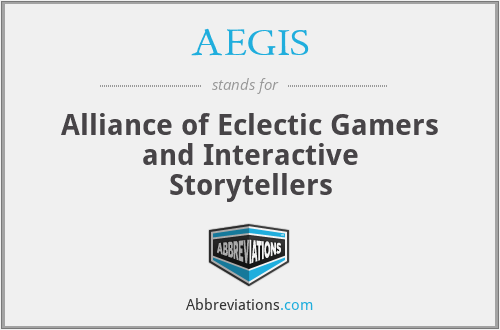AEGIS - Alliance of Eclectic Gamers and Interactive Storytellers