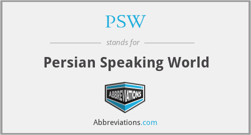 PSW - Persian Speaking World