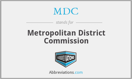 MDC - Metropolitan District Commission