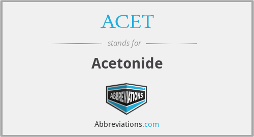 ACET - Acetonide