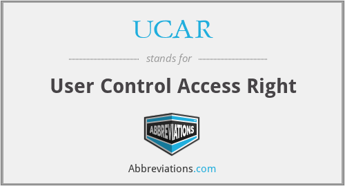 UCAR - User Control Access Right