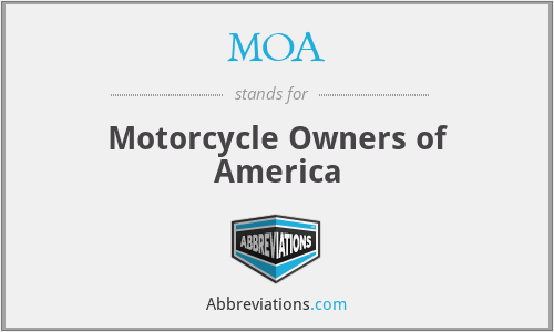 MOA - Motorcycle Owners of America