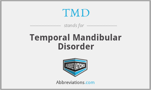 TMD - Temporal Mandibular Disorder