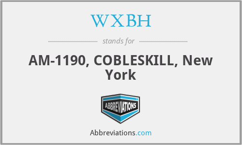 WXBH - AM-1190, COBLESKILL, New York