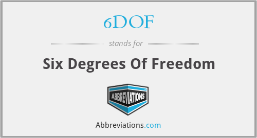 6DOF - Six Degrees Of Freedom