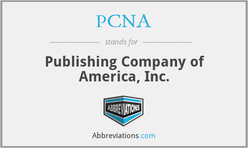 PCNA - Publishing Company of America, Inc.