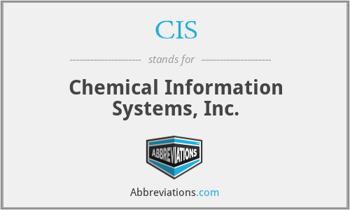 CIS - Chemical Information Systems, Inc.