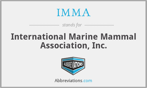 IMMA - International Marine Mammal Association, Inc.