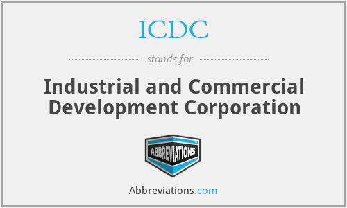 ICDC - Industrial and Commercial Development Corporation