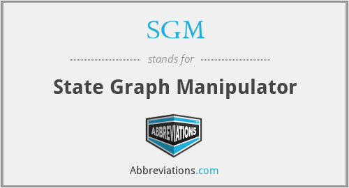 SGM - State Graph Manipulator