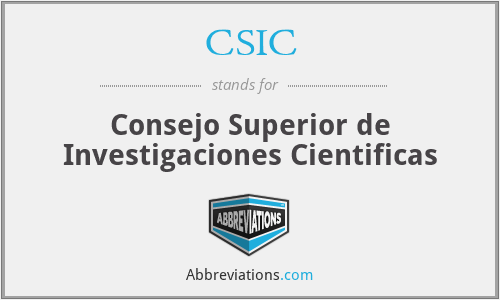 CSIC - Consejo Superior de Investigaciones Cientificas