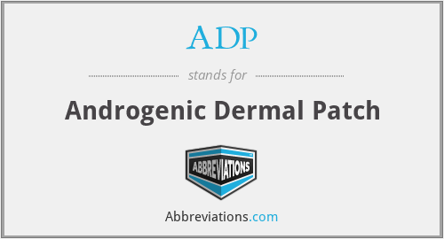 ADP - Androgenic Dermal Patch