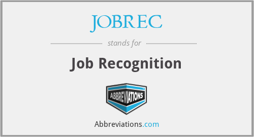 JOBREC - Job Recognition