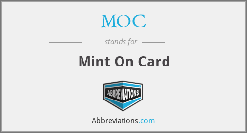MOC - Mint On Card