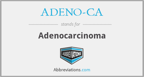 ADENO-CA - Adenocarcinoma