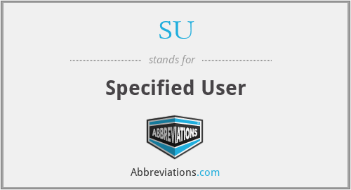 SU - Specified User