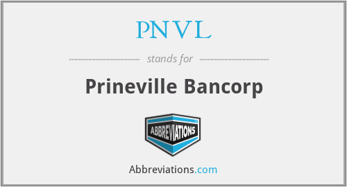 PNVL - Prineville Bancorp