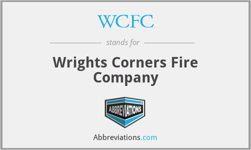 WCFC - Wrights Corners Fire Company