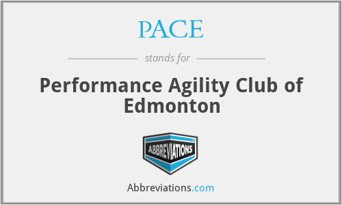 PACE - Performance Agility Club of Edmonton