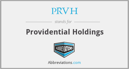 PRVH - Providential Holdings