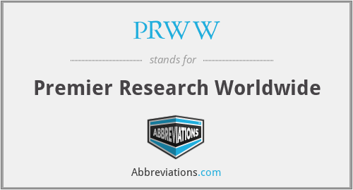 PRWW - Premier Research Worldwide