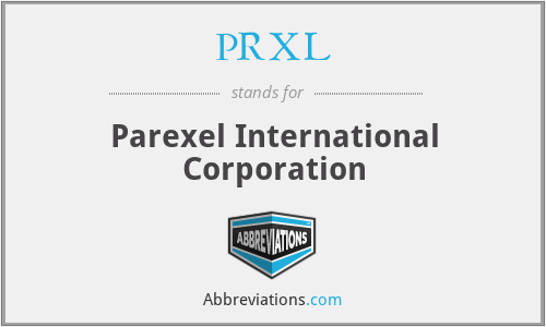 PRXL - Parexel International Corporation