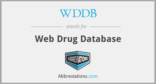 WDDB - Web Drug Database