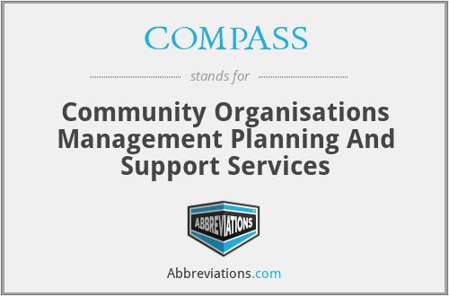 COMPASS - Community Organisations Management Planning And Support Services
