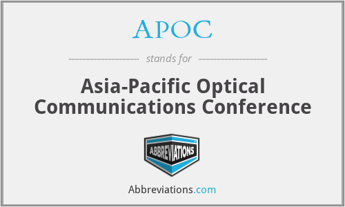 APOC - Asia-Pacific Optical Communications Conference