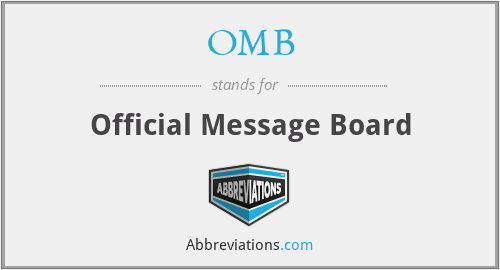 OMB - Official Message Board
