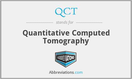 QCT - Quantitative Computed Tomography
