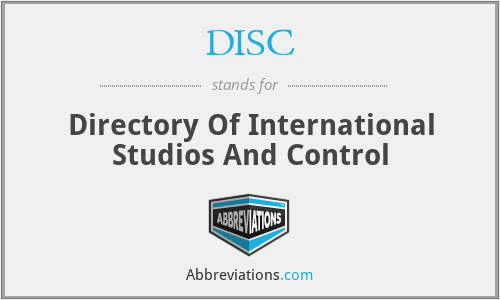 DISC - Directory Of International Studios And Control