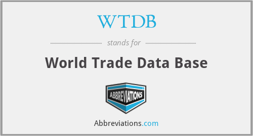 WTDB - World Trade Data Base