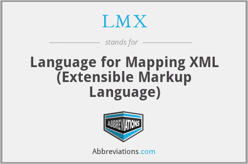 LMX - Language for Mapping XML (Extensible Markup Language)