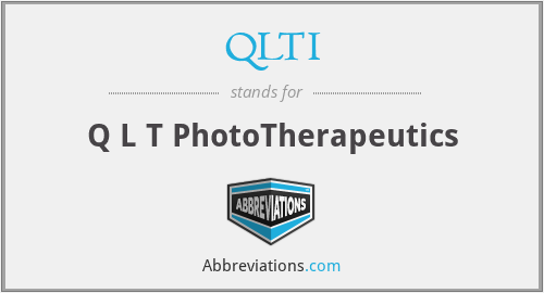 QLTI - Q L T PhotoTherapeutics