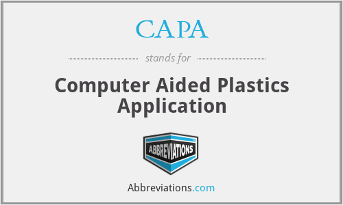 CAPA - Computer Aided Plastics Application