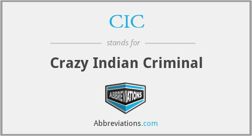 CIC - Crazy Indian Criminal