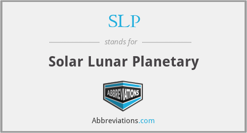 SLP - Solar Lunar Planetary
