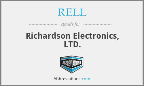 RELL - Richardson Electronics, LTD.