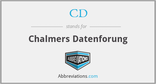 CD - Chalmers Datenforung